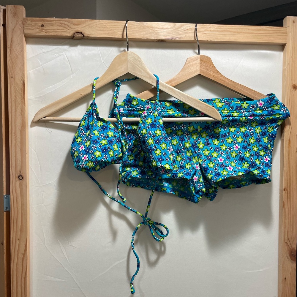 💜Vintage Bikini Shorts Set💜